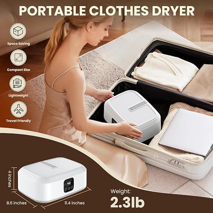 **SPARXA DryMate™ Portable Electric Clothes Dryer – Foldable Garment Drying Bag**