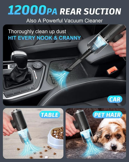 SPARXA TurboClean™ 3-in-1 Car Vacuum Cleaner